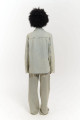 Mai Collection Charleston Kirli Mavi Blazer Jean Ceket Mai Collection Charleston Kirli Mavi Blazer Jean Ceket