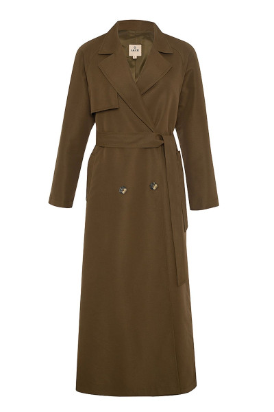 Kruvaze Kapama Uzun Trençkot Kruvaze Kapama Uzun Trençkot