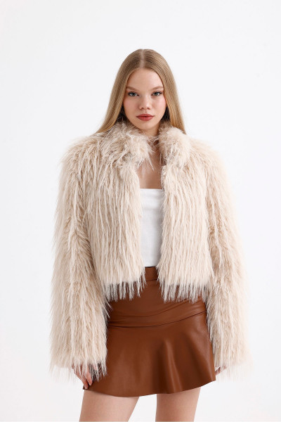 Uzun Tüylü Kürk Ceket Uzun Tüylü Kürk Ceket