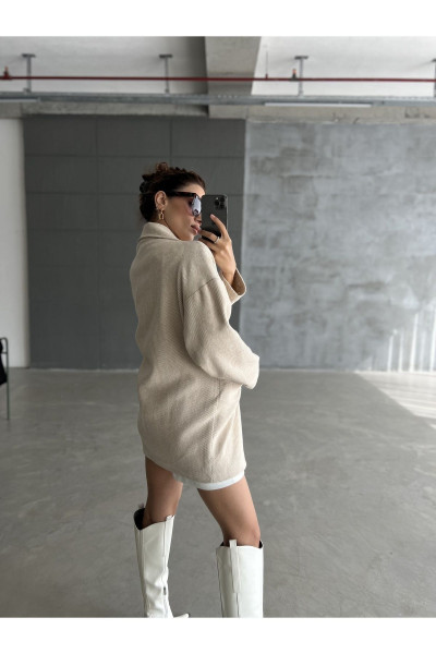 Taş 1. Sınıf Kalite Balık Sırtı Oversize Kaşe Kaban Taş 1. Sınıf Kalite Balık Sırtı Oversize Kaşe Kaban
