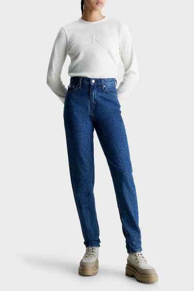 Logolu Pamuklu Yüksek Bel Daralan Paça Mom Fit J20 Jeans J20J2221991A4 KOT PANTOL Logolu Pamuklu Yüksek Bel Daralan Paça Mom Fit J20 Jeans J20J2221991A4 KOT PANTOL