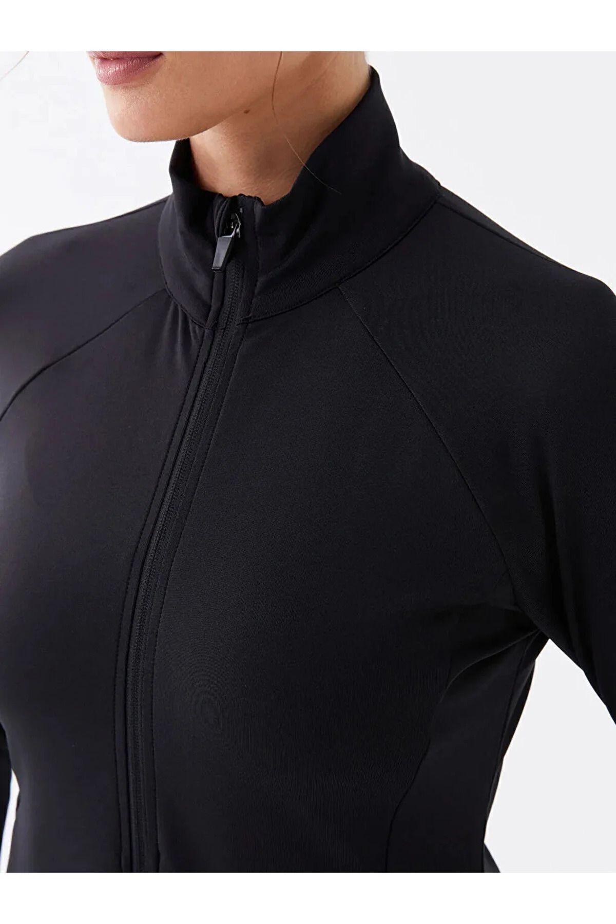 LCW Active Dik Yaka Düz Uzun Kollu Kadın Spor Hırka LCW Active Dik Yaka Düz Uzun Kollu Kadın Spor Hırka