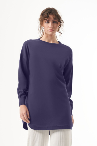 Merserize Oval Kesim Tunik 1200 Lila Merserize Oval Kesim Tunik 1200 Lila