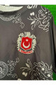 Türkiye Bozkurt Özel Tasarım Motifli Siyah Forması Türkiye Bozkurt Özel Tasarım Motifli Siyah Forması