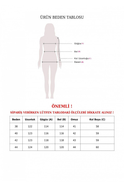 Kolu Lastikli Boydan Düğmeli Uzun Krinkıl Tunik Kolu Lastikli Boydan Düğmeli Uzun Krinkıl Tunik
