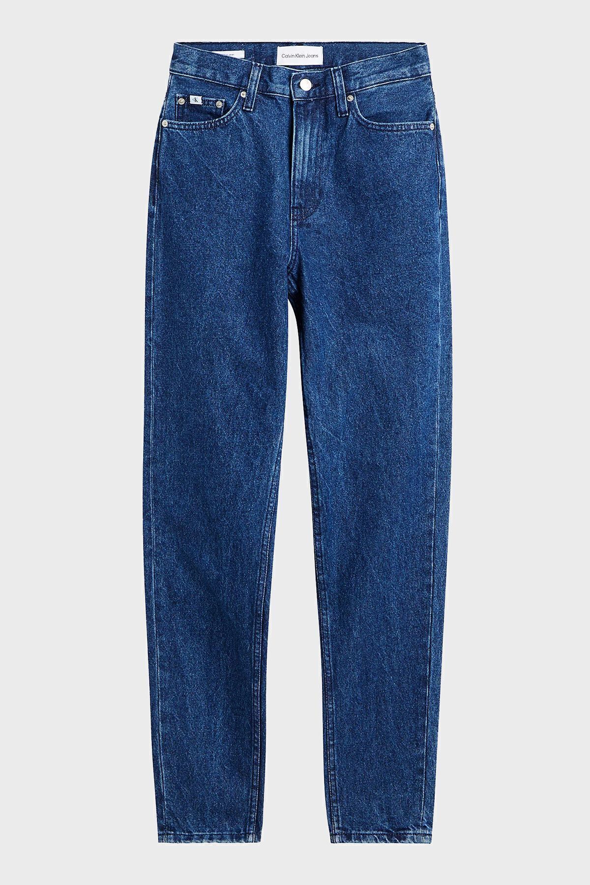 Logolu Pamuklu Yüksek Bel Daralan Paça Mom Fit J20 Jeans J20J2221991A4 KOT PANTOL Logolu Pamuklu Yüksek Bel Daralan Paça Mom Fit J20 Jeans J20J2221991A4 KOT PANTOL