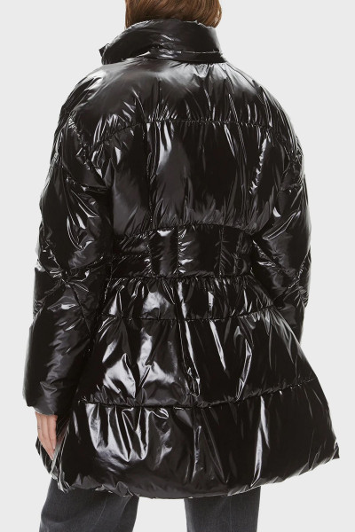 Pinko Regular Fit Kapüşonlu Parlak Şişme Mont MONT 101595 A00N Z99 Pinko Regular Fit Kapüşonlu Parlak Şişme Mont MONT 101595 A00N Z99