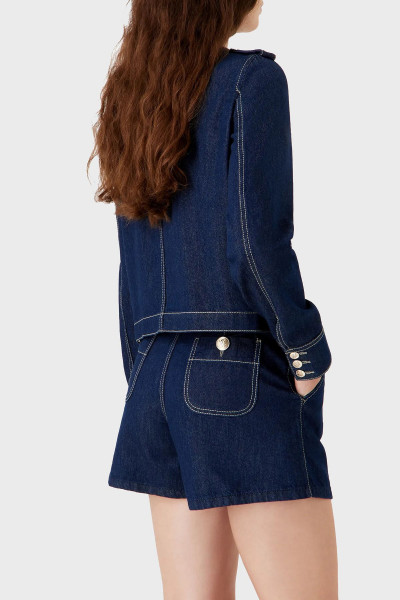 Pamuklu Düğmeli Denim Ceket  CEKET 3D2G63 2DM1Z 0941 Pamuklu Düğmeli Denim Ceket  CEKET 3D2G63 2DM1Z 0941