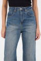 Yüksek Bel Wide Leg Jean Pantolon PN5171-PNR