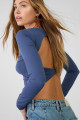 Sırtı açık crop t-shirt
