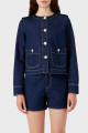 Pamuklu Düğmeli Denim Ceket  CEKET 3D2G63 2DM1Z 0941 Pamuklu Düğmeli Denim Ceket  CEKET 3D2G63 2DM1Z 0941