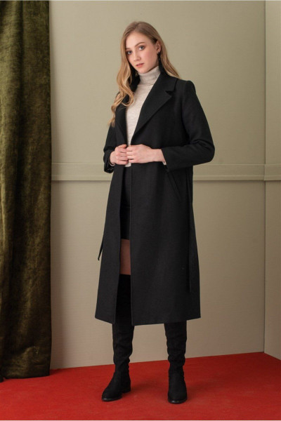 Siyah Kaşe Palto Siyah Kaşe Palto