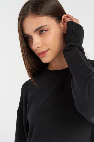 Kadın Sweatshirt Siyah 921998-2001 Kadın Sweatshirt Siyah 921998-2001