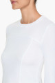 Uzun kollu fitilli t-shirt