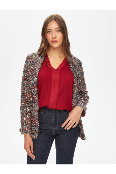 Örme Payetli Ceket 69205