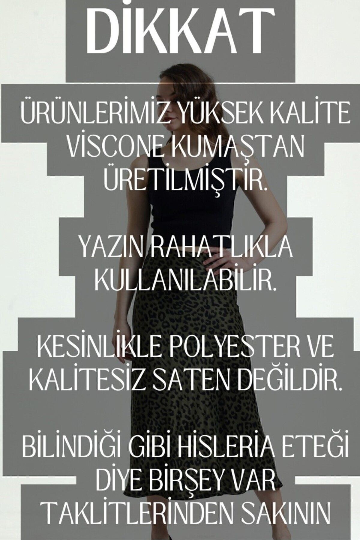 Leopar Desen Viskon Saten Midi Boy Etek -haki Yeşil Leopar Desen Viskon Saten Midi Boy Etek -haki Yeşil