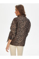 Leopar Desen Kendinden Jakarlı Ceket 69614 Leopar Desen Kendinden Jakarlı Ceket 69614