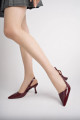 St-002 Bordo Rugan Günlük 7 Cm Topuklu Ayakkabı St-002 Bordo Rugan Günlük 7 Cm Topuklu Ayakkabı