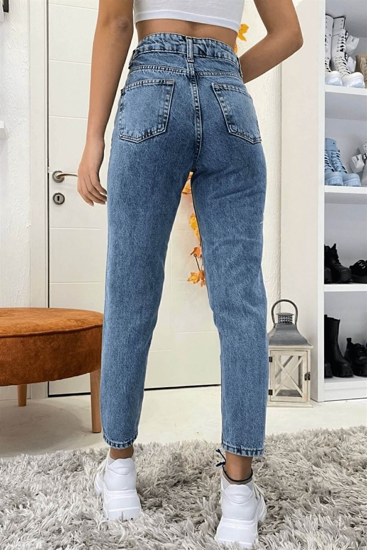 Mom Karyıkama Mom Süper Yüksek Bel Mom Jeans Mom Karyıkama Mom Süper Yüksek Bel Mom Jeans
