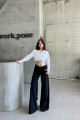 Kadın Yüksek Bel Oversize Bol Paça Baggy Siyah Kot Pantolon Kadın Yüksek Bel Oversize Bol Paça Baggy Siyah Kot Pantolon