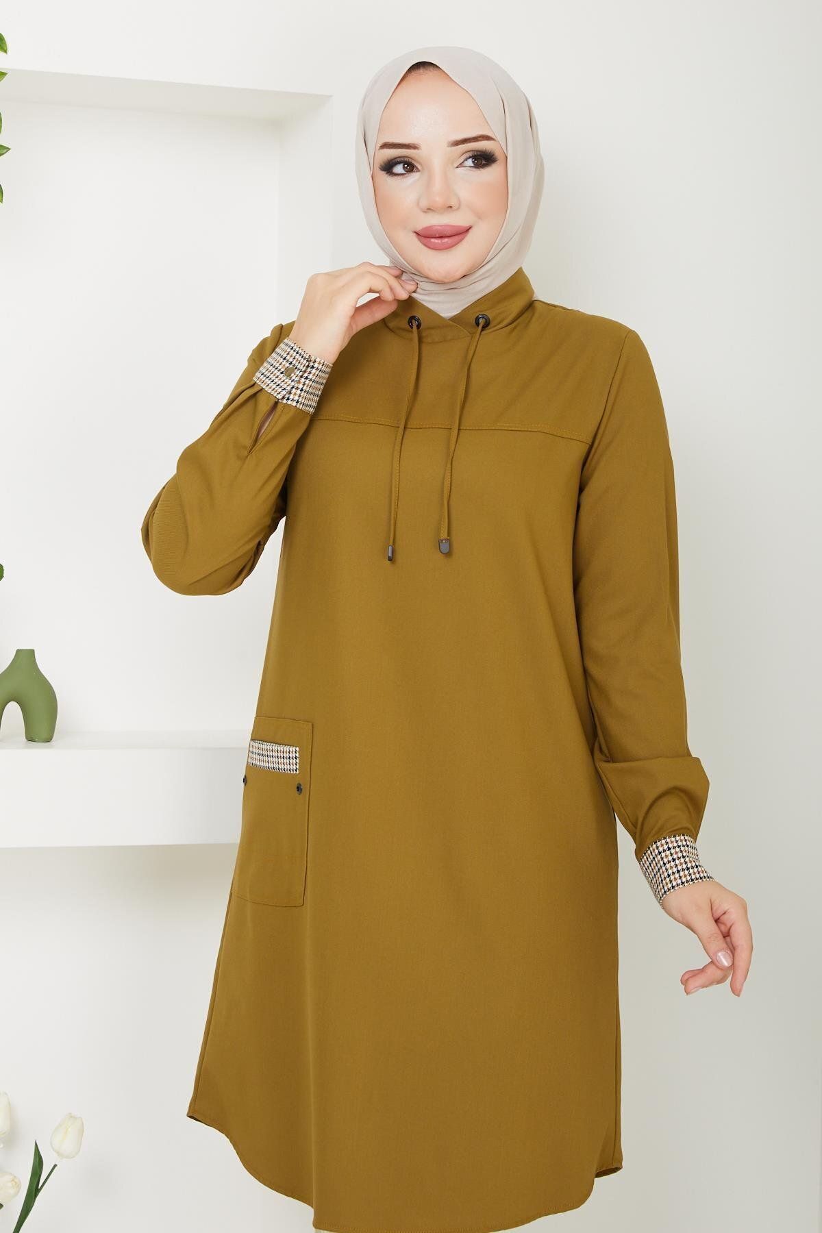 Kadın Tesettür Tunik Mevsilmlik 61044 Kadın Tesettür Tunik Mevsilmlik 61044