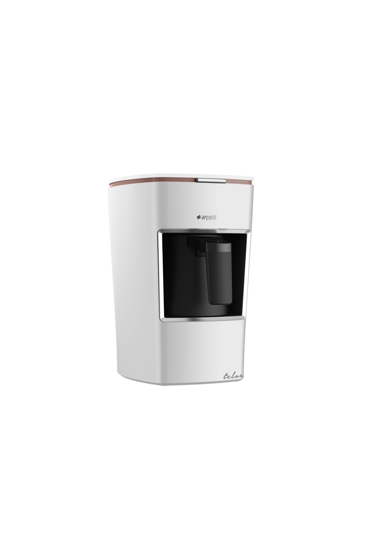 Türk Kahve Makinesi K 3300 Mini Telve Beyaz ( Gold Cizgili ) Türk Kahve Makinesi K 3300 Mini Telve Beyaz ( Gold Cizgili )