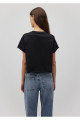 Siyah Basic Tişört Crop / Kısa Kesim 168220-900 Siyah Basic Tişört Crop / Kısa Kesim 168220-900