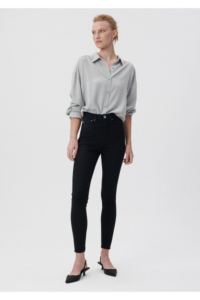 Serenay Gold Shape Siyah Jean Pantolon 100980-35248 Serenay Gold Shape Siyah Jean Pantolon 100980-35248