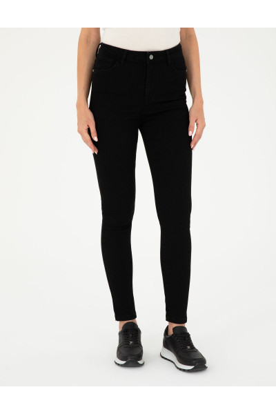 Siyah Skinny Fit Jean Pantolon 50292438-VR046