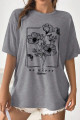Unisex Be Happy Baskılı Oversize Tshirt Unisex Be Happy Baskılı Oversize Tshirt