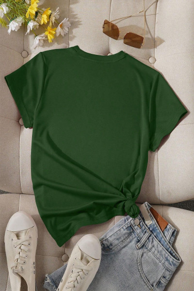 Pamuklu Papatya Kelebek Tasarım Tshirt Pamuklu Papatya Kelebek Tasarım Tshirt