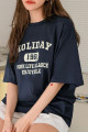 Unisex Holiday Baskılı Tasarım Tshirt Unisex Holiday Baskılı Tasarım Tshirt