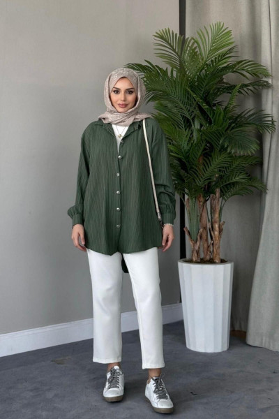 Neva Gömlek Haki Neva Gömlek Haki