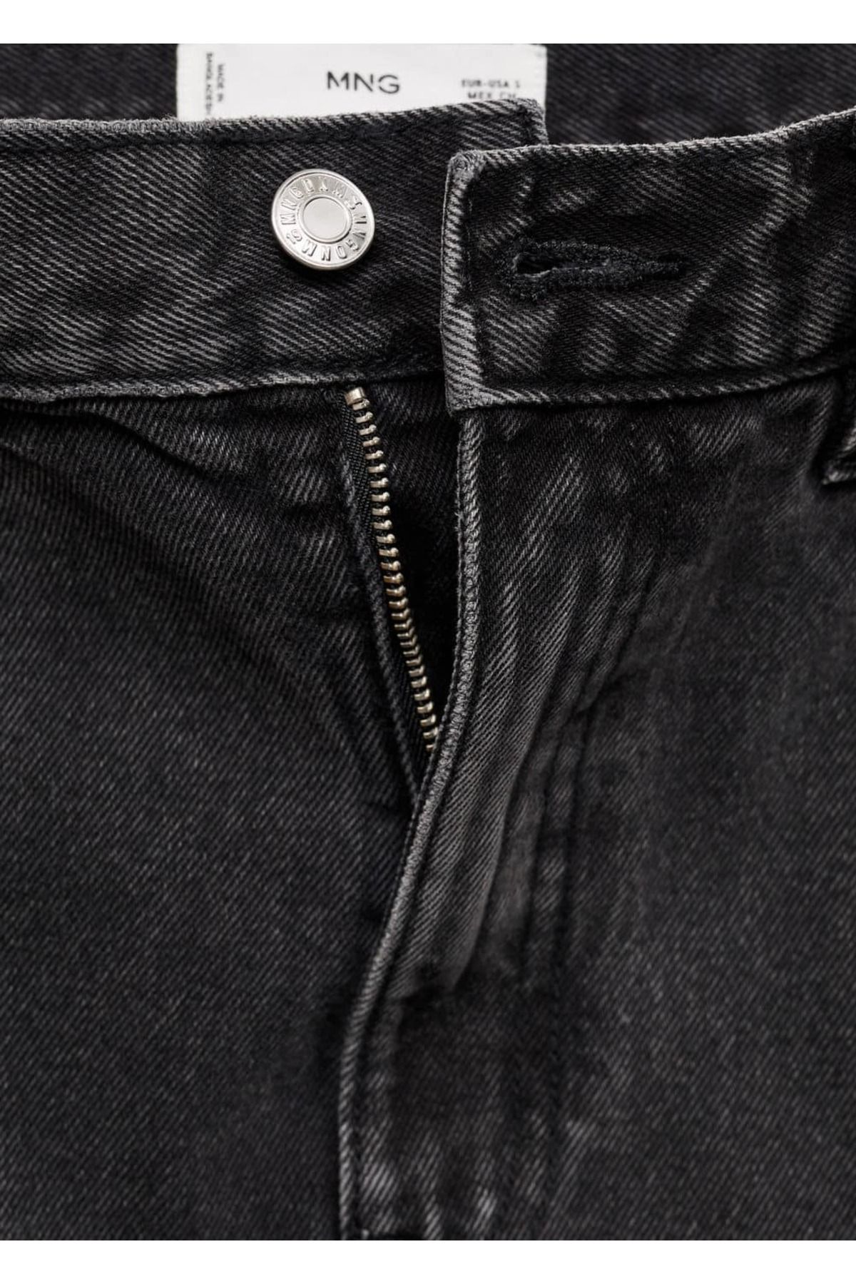 Kenarları dikişsiz denim mini etek Kenarları dikişsiz denim mini etek