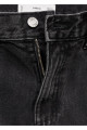 Kenarları dikişsiz denim mini etek Kenarları dikişsiz denim mini etek