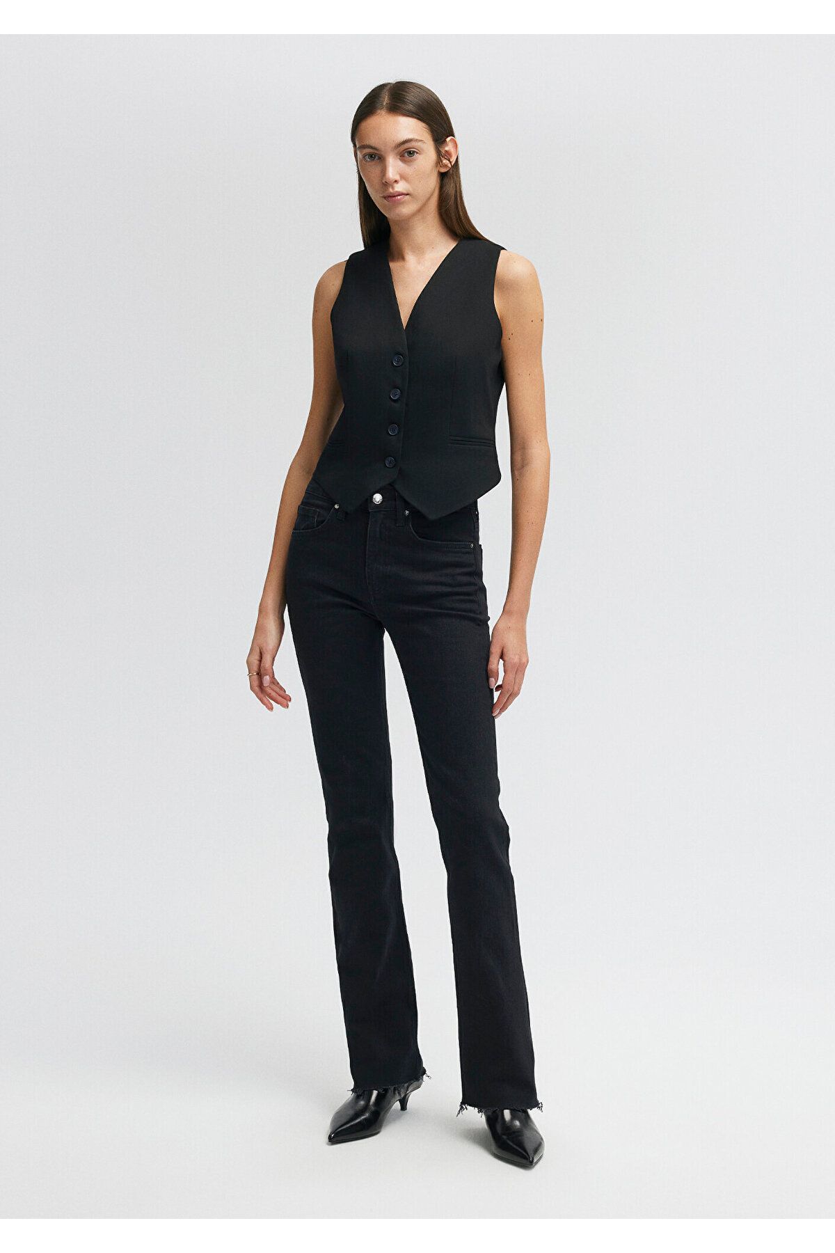 Maria Gold Premium Gri Jean Pantolon 101225-80998 Maria Gold Premium Gri Jean Pantolon 101225-80998