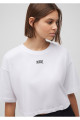 Logo Baskılı Beyaz Crop Tişört Crop / Kısa Kesim 1611585-620 Logo Baskılı Beyaz Crop Tişört Crop / Kısa Kesim 1611585-620