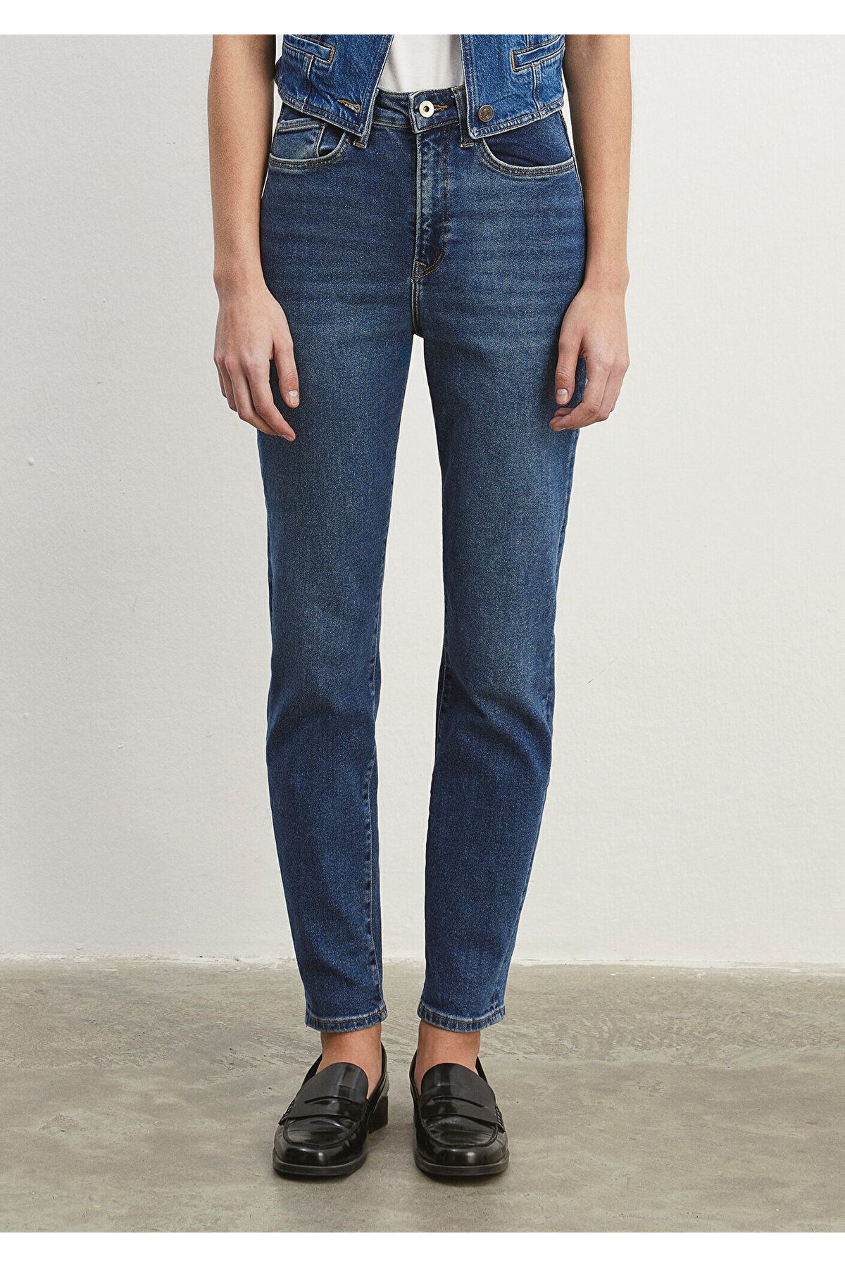 Star Gold Shape Vintage Indigo Si Jean Pantolon 101077-85261 Star Gold Shape Vintage Indigo Si Jean Pantolon 101077-85261