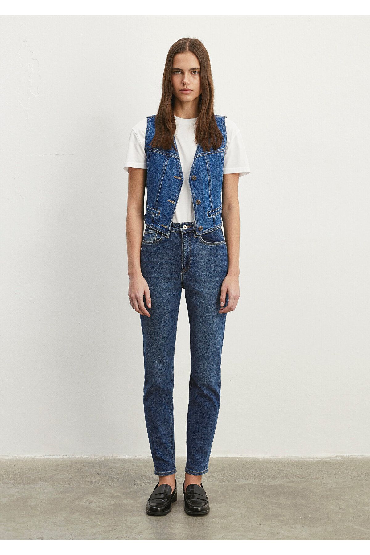 Star Gold Shape Vintage Indigo Si Jean Pantolon 101077-85261 Star Gold Shape Vintage Indigo Si Jean Pantolon 101077-85261