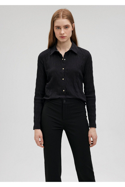 Siyah Gömlek Slim Fit / Dar Kesim 1210699-900 Siyah Gömlek Slim Fit / Dar Kesim 1210699-900