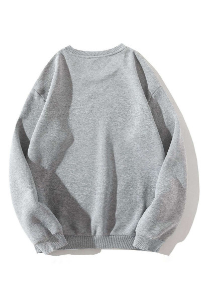 Manhattan Baskılı Oversize Sweatshirt Manhattan Baskılı Oversize Sweatshirt