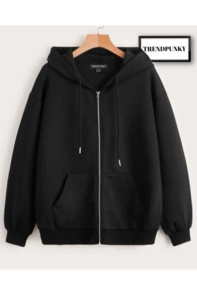 TRENDPUNKY Fermuarlı Sweet Hırka