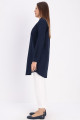 Lacivert Basic Gizli Patlı Gömlek Tunik Lacivert Basic Gizli Patlı Gömlek Tunik
