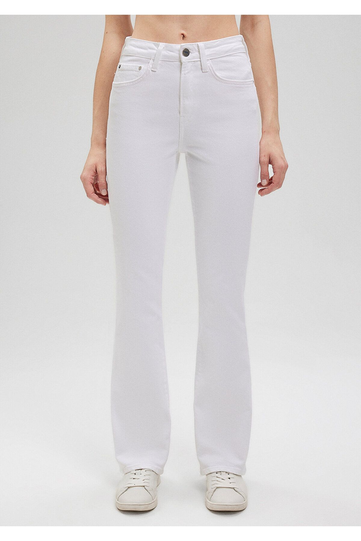 Miav 90lar Beyaz Jean Pantolon 1010299-86435 Miav 90lar Beyaz Jean Pantolon 1010299-86435
