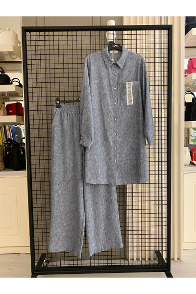 Trend 2024 Yeni Sezon Alt Üst Pantolonlu Takım  Modaayka