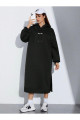 Tesettür Kapüşonlu 3 İplik Şardonlu Uzun Tunik Bluz Sweatshirt Tesettür Kapüşonlu 3 İplik Şardonlu Uzun Tunik Bluz Sweatshirt