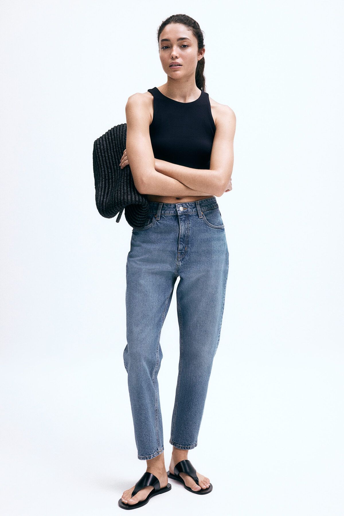 Slim Mom High Ankle Jeans Slim Mom High Ankle Jeans