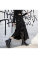 Siyah Chinese Street Wear Salaş Uzun Etek Siyah Chinese Street Wear Salaş Uzun Etek