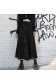 Siyah Chinese Street Wear Salaş Uzun Etek Siyah Chinese Street Wear Salaş Uzun Etek