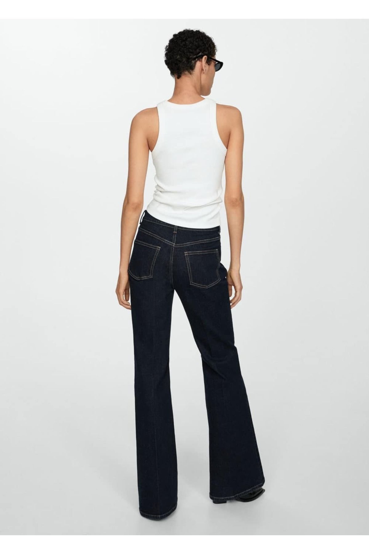 Violeta yüksek bel flare jean pantolon Violeta yüksek bel flare jean pantolon